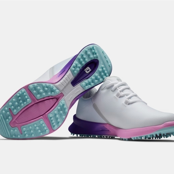 FJ Fuel Sport Women Golf Shoe White Pink Purple 55455 - Picture 1 of 11